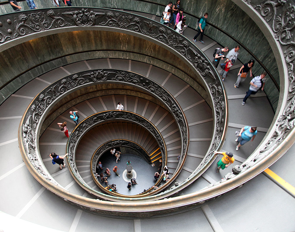 Vatican Museum staircase