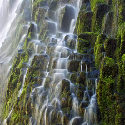 Lower Proxy Falls in the Oregon Cascades.